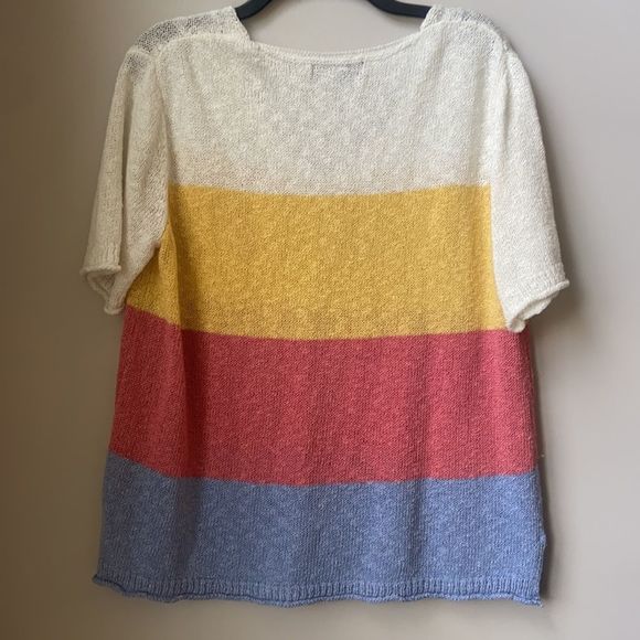 United States Sweaters Color Block V—Neck T-Shirt - Picture 6 of 7